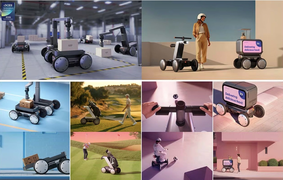 奇趣分分彩：专治复杂地形配送难题，现代汽车 MobED 获 CES 2026 机器人最佳创新奖